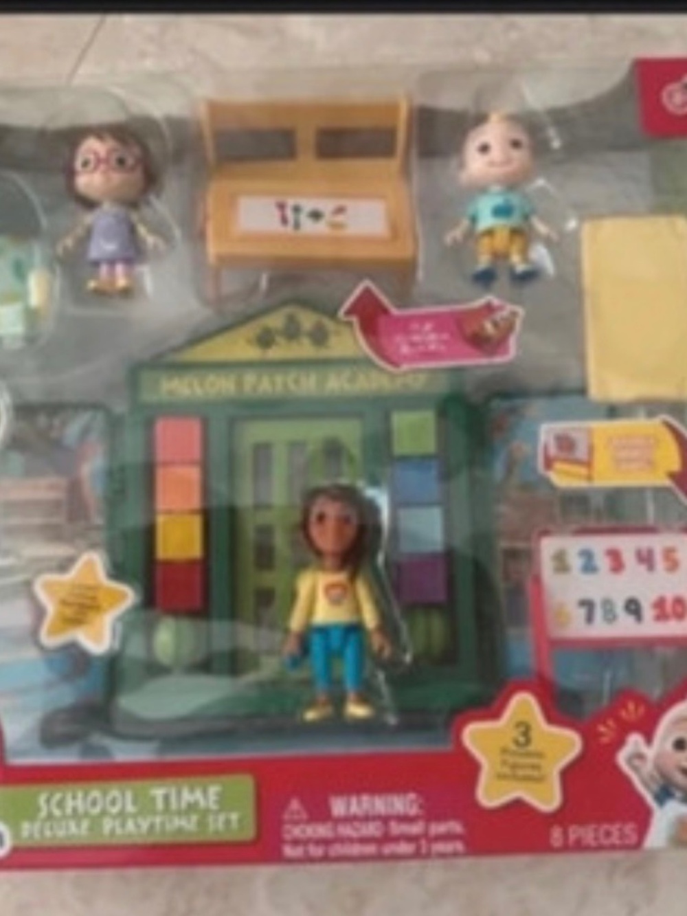 Cocomelon school playset new